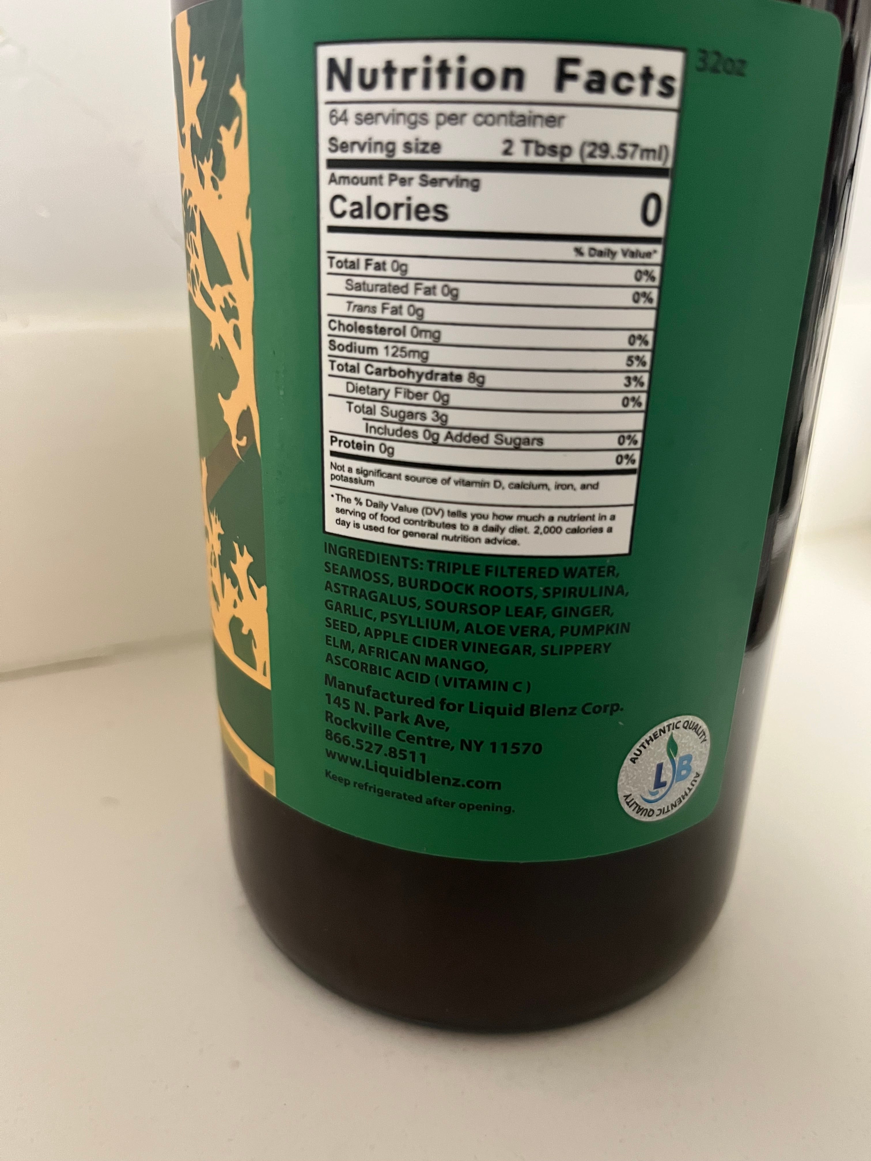 Liquid Blendz - Sea Moss Tonic