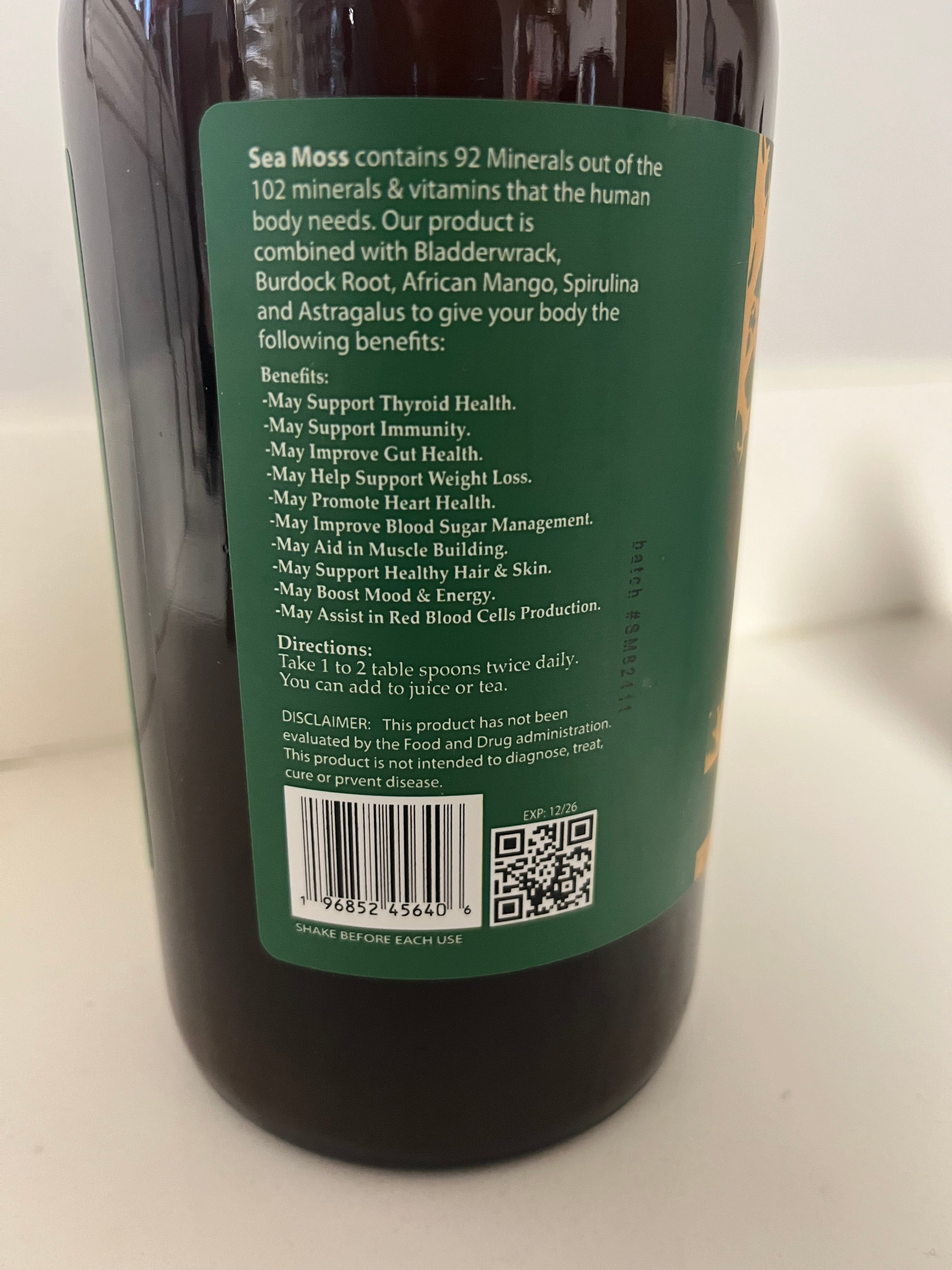 Liquid Blendz - Sea Moss Tonic