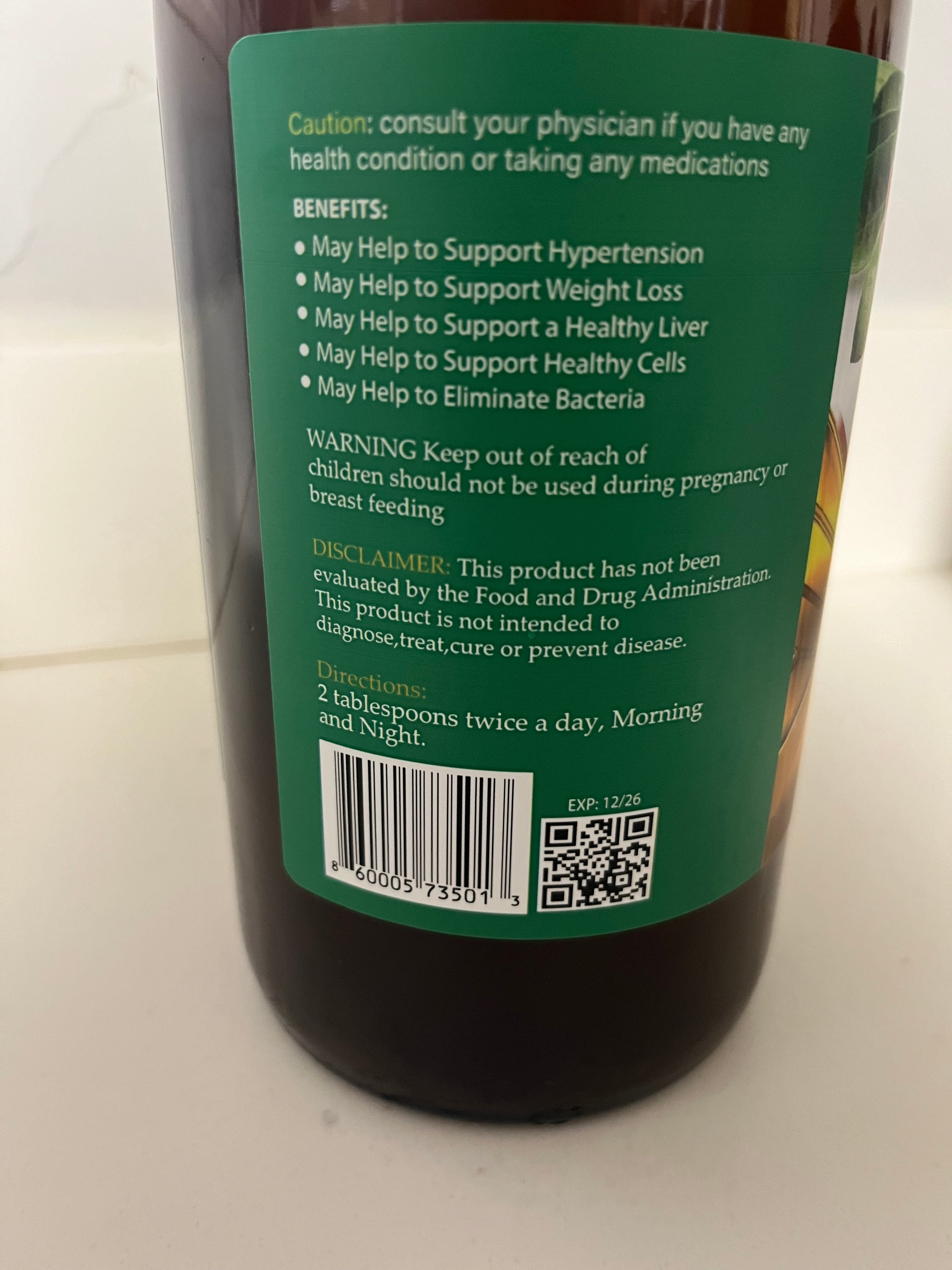 Liquid Blendz - Soursop Bitters