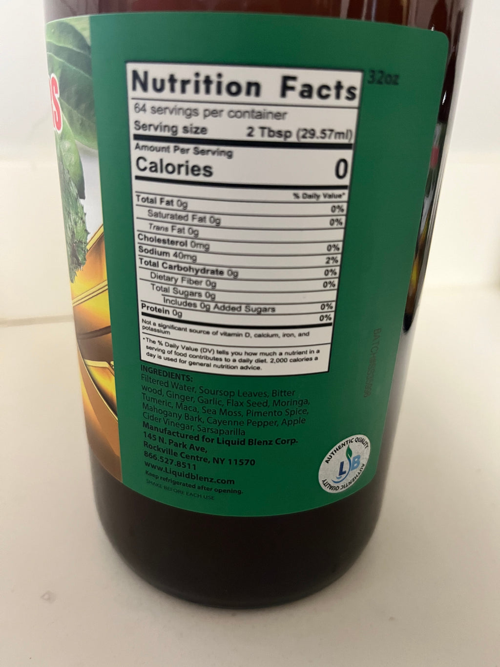 Liquid Blendz - Soursop Bitters